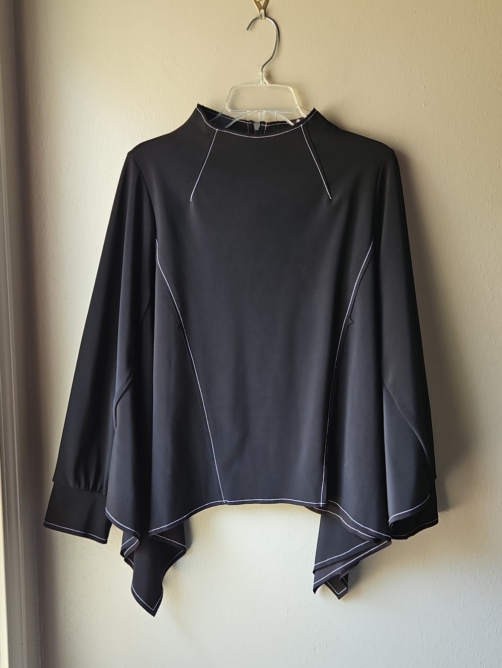 IC Long Sleeve Bat Wing Modern Blouse Top XXL